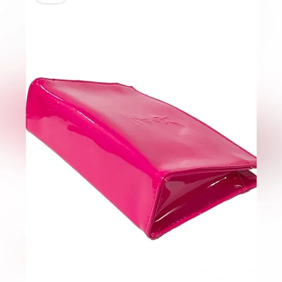Yves Saint Laurent Hot Pink Patent Cosmetic Pouch - Picture 5 of 11